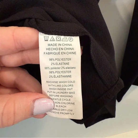 Women’s new MICHAEL Michael Kors Elegant Black open sleeve long sleeve blouse - Picture 4 of 5